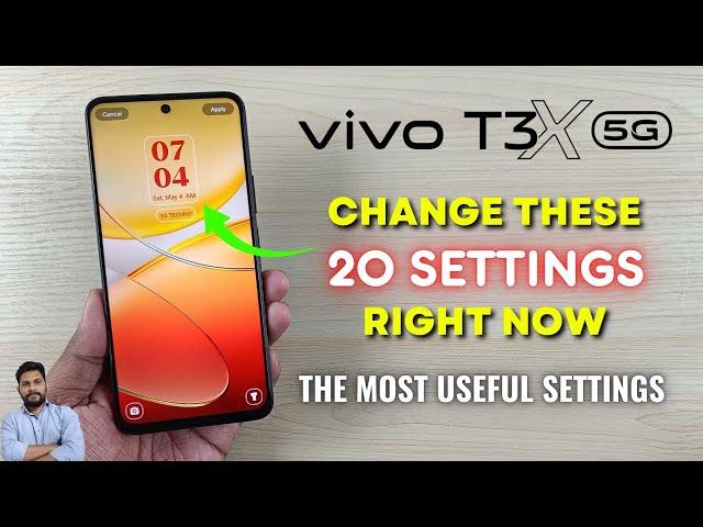 Vivo T3X 5G : Change These 20 Settings Right Now