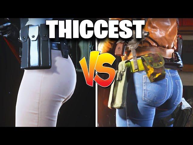 which Park Skin is THICCEST | Park Investigator vs Handler Skin THICC