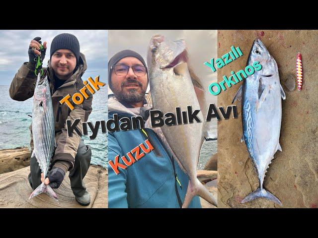 KIYIDAN TORİK | AKYA | YAZILI ORKİNOS AVLADIK - Shore Jig ile Balık Avı