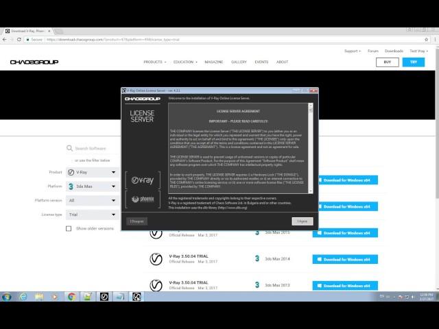 Activate Download Install V Ray for 3dsMax