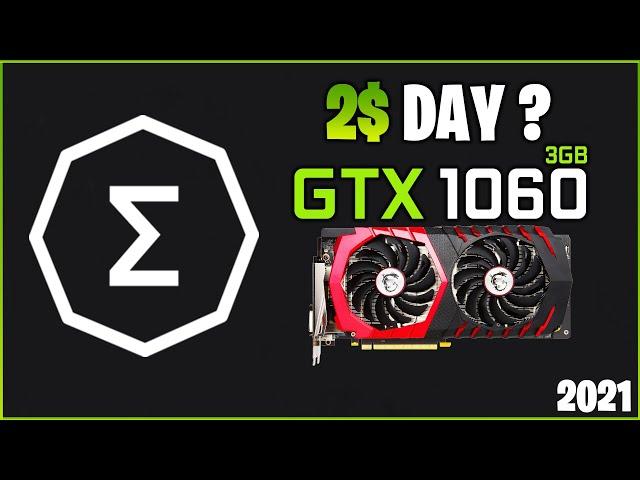 GTX 1060 3GB Mining ON Ergo Coin 2$ Profitability Per day? 5/19/2021