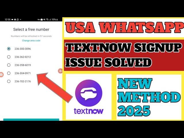 Unlimited USA WhatsApp Trick 2025 | Fix TextNow, 2ndLine Errors Easily | Rashid Zone