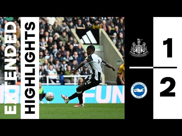 Newcastle United 1 Brighton and Hove Albion 2 | Emirates FA Cup Highlights