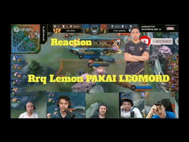 RRQ HOSHI VS EVOS LEGENDS MPL S5 REACTION YOUTUBER