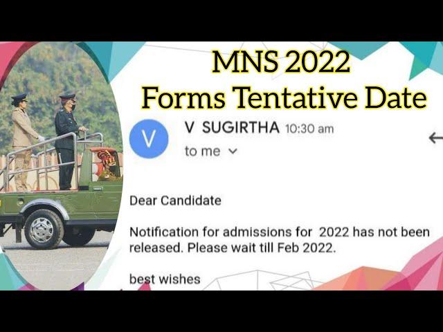 Tentative Date of MNS 2022 ?? Update on Notification Date/ Military Nursing Services