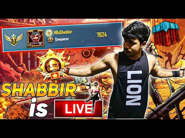 KYA AAJ CONQUEROR HOGA? BGMI RANK PUSH | BGMI LIVE