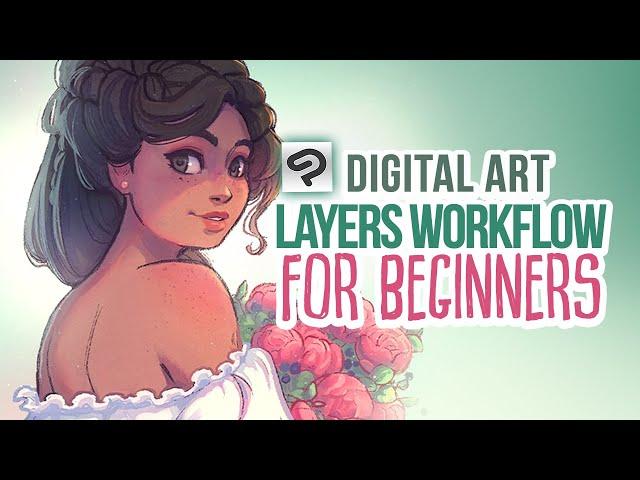 TUTORIAL: LAYERS workflow in CLIP STUDIO PAINT for Beginners