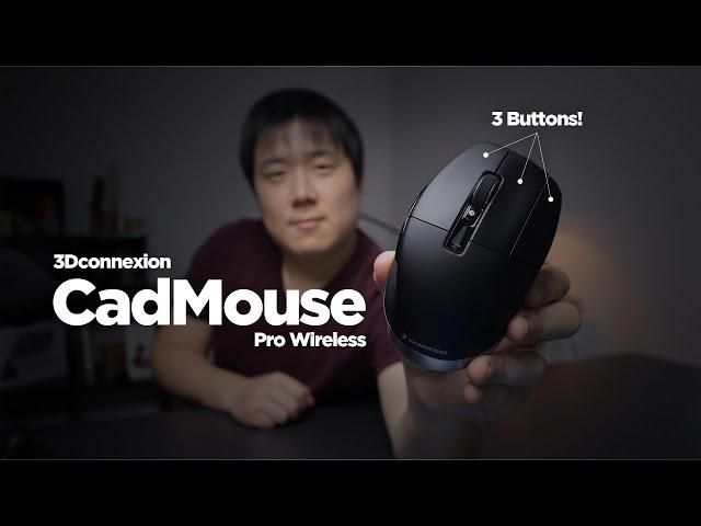 CadMouse Pro Wireless Unboxing and Review - Mouse for CAD Professionals - 3Dconnexion