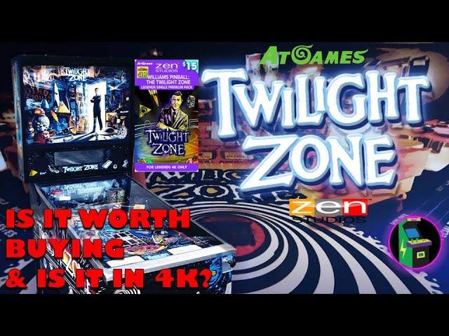 Atgames 4K Pinball - First Look At Zen Studios TWILIGHT ZONE Pinball Pack!