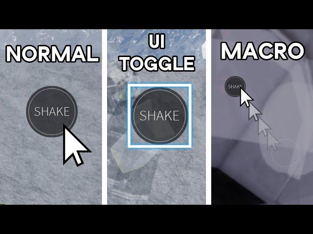 Fisch Roblox | Fastest Shake Methods (Normal vs UI Toggle vs Macro)