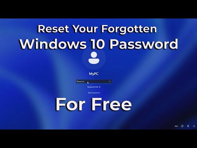 Reset Windows 10/11 Password for Free | Easy Guide with Command Prompt