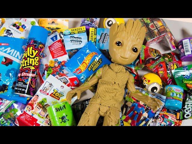 HUGE Baby Groot Surprise Toy Opening Guardians of the Galaxy Toys for Boys Superhero Kinder Playtime