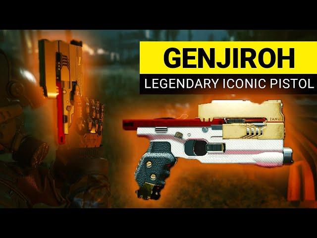 GENJIROH Best Iconic Pistol In Cyberpunk 2077 You MISSED! + Legendary Gameplay