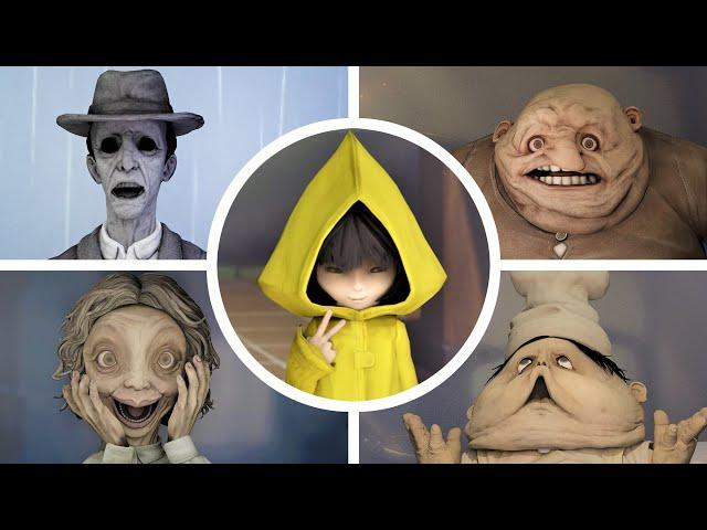 Little Nightmares 1 & 2: All Bosses with Super Six Mod