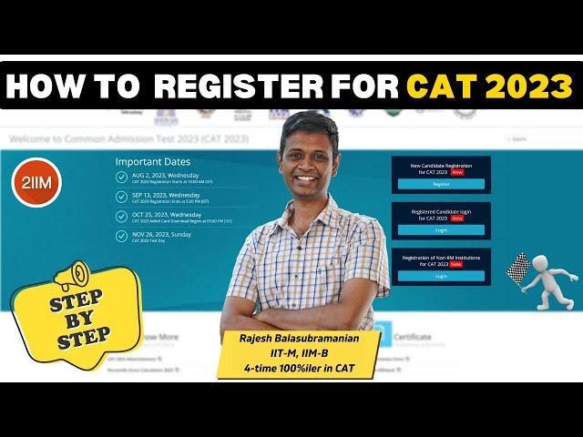 CAT 2023 Registration Process | CAT Form Filling ft. Rajesh | Apply for CAT 2023 Now | 2IIM CAT Prep