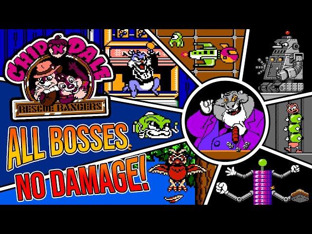 Chip and Dale (NES) | All Bosses (No Damage)