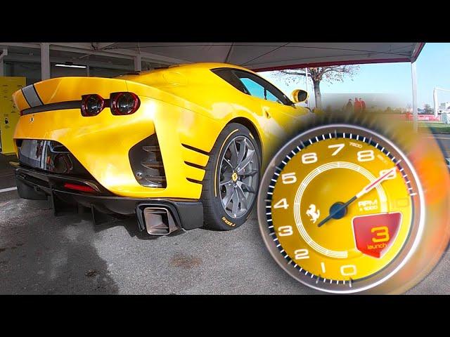 Ferrari 812 Competizione : 0-200 km/h