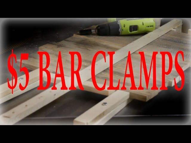 DIY Wood Bar Claps For under $5.00