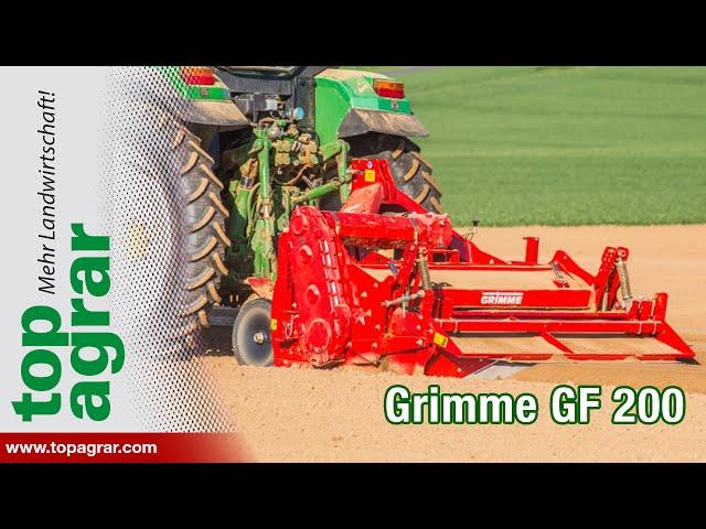 Grimme GF 200: Neue 2-reihige Fräse für den Front- und Heckanbau