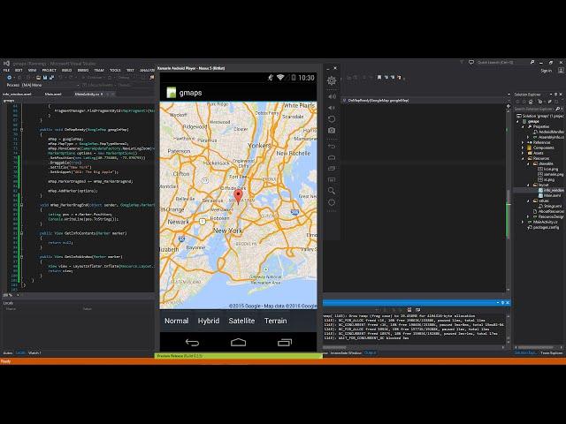 Xamarin Android Tutorial 40 Google Maps