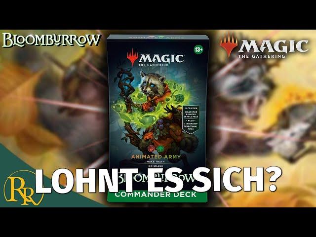 Lohnt sich das Verzauberungen Deck? | Bloomburrow Commander Precon Animated Army | Radio Ravnica