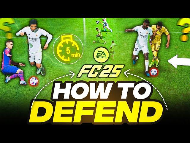 How to DEFEND in EA FC 25 (in under 5 minutes) | EA FC 25 DEFENDING TUTORIAL