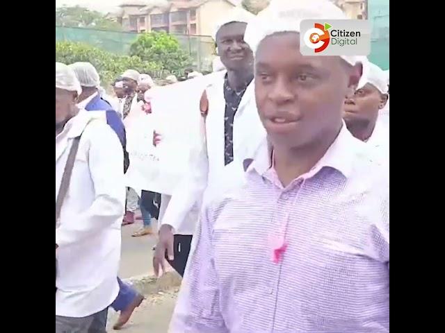 Health workers in Nairobi stage protest over failure by Ministry of Health to hire medical interns