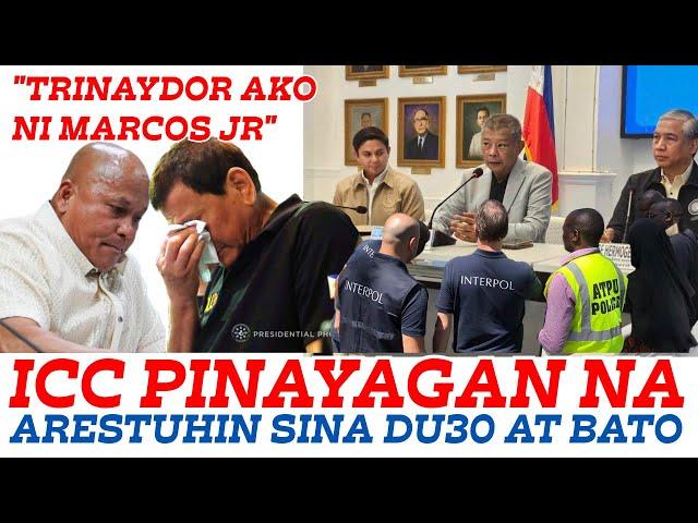 BATO IYAK NA NAMAN TRINAYDOR DAW SIYA NI PBBM SA ICC