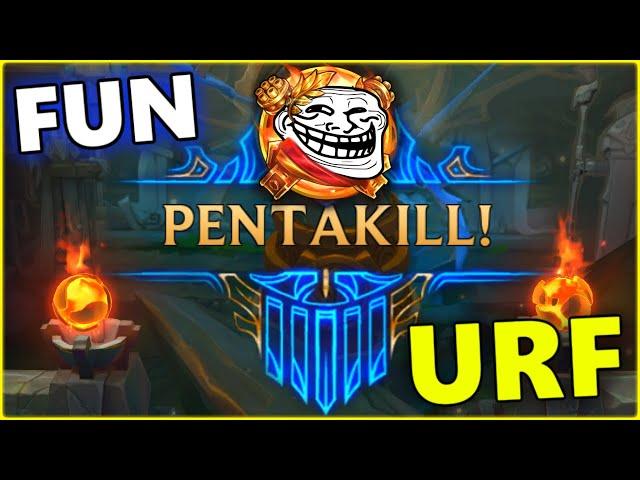 URF PENTAKILL LOL FUN Moments 2022 #44