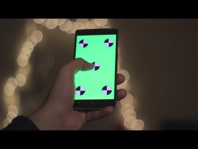 Android Phone Swipe / Scroll Gesture TEMPLATE STOCK VIDEO