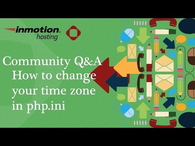 How to change your website timezone using the php.ini file