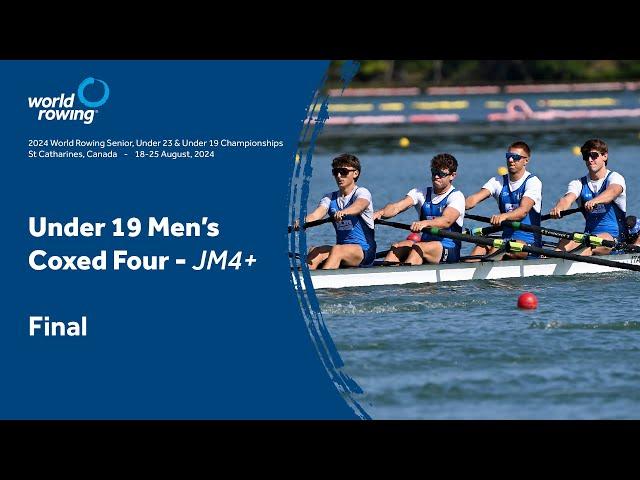 2024 World Rowing Under 19 Championships - Under 19 Men's Coxed Four - Final