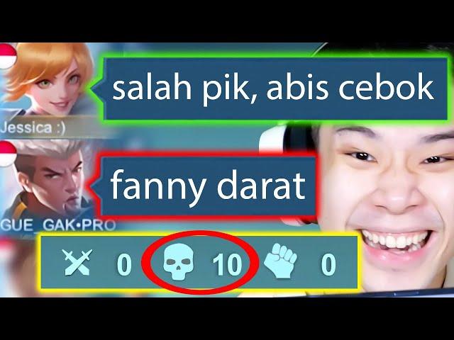 Prank Top 1 Fanny Mati 10X - Mobile Legends