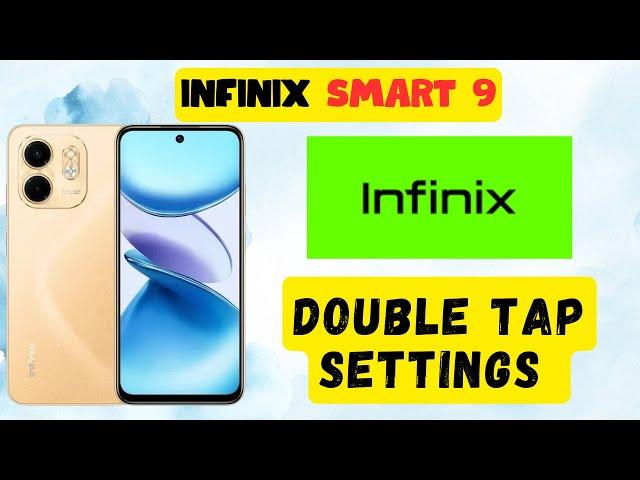 Double tap to screen infinix Smart 9 || How to use double tap || Double tap settings  #infinix