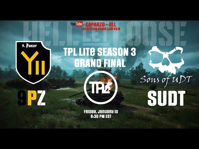 Competitive Console Hell Let Loose | TPLite S3 GRAND FINALS | SUDT vs 9PZ | SMDM | ADMIN CAM