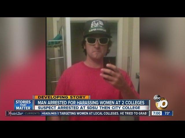 Man arrested, released in SDSU harassment case accused of harassing women at City College