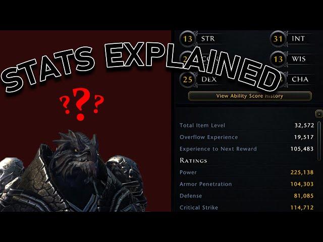 Stats Explained - Neverwinter