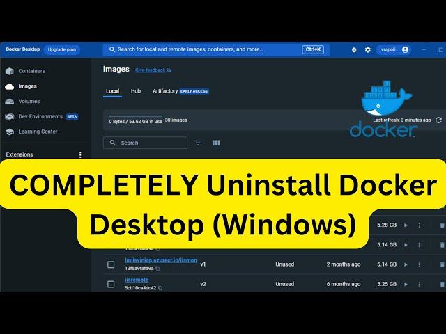 How to COMPLETELY Uninstall Docker Desktop (Windows)