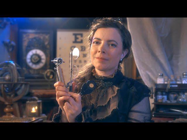 Through Eyes & Ears: A Steampunk Check-up | ASMR Roleplay (orbital exam, eye test, ear treatment)