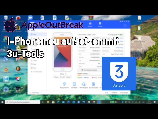 I Phone IOS 14.4 neu aufsetzen Flash mit 3u Tools Deutsch 2021