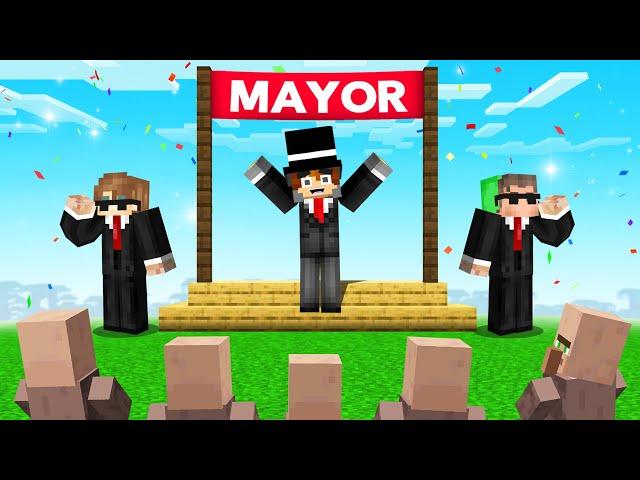 I Became The MAYOR Of SQUID ISLAND! (Minecraft)