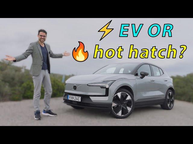 The Volvo EX30 driving REVIEW is a surprise in many aspects!