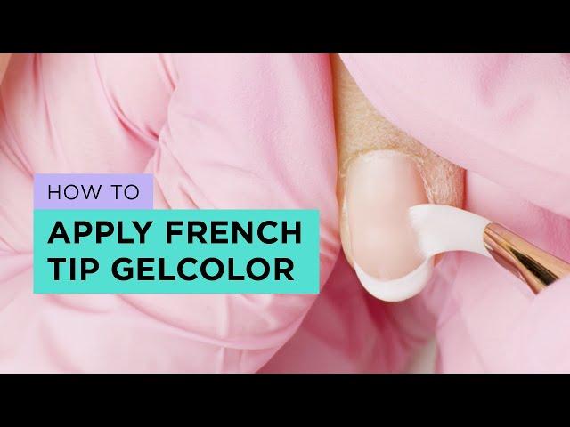 OPI Gel Polish French Manicure Tutorial