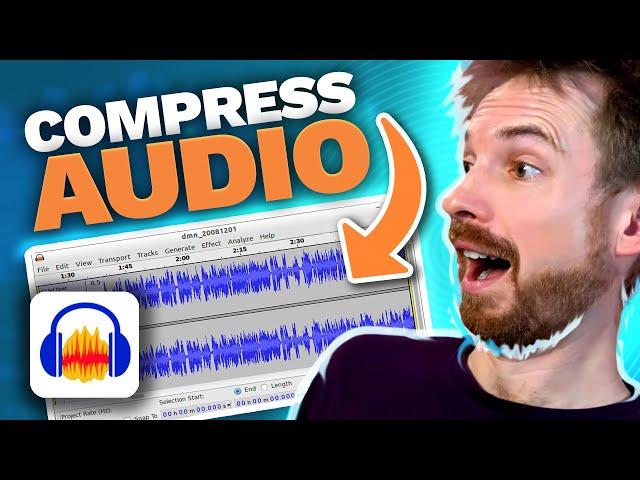 Make your audio sound GREAT with the Audacity Compressor! - Every Producer Needs To Know This!
