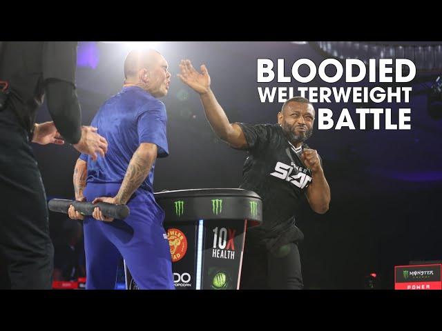 Bloodied Welterweight Battle | Jewel Scott vs Zach Zane | Power Slap 8 - Full Match