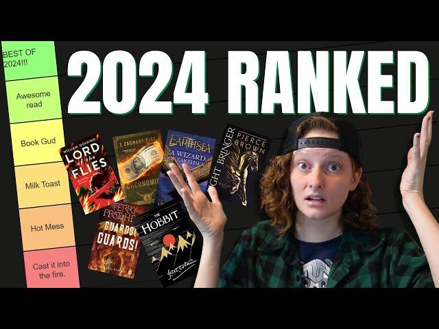 tier ranking the 100 books I read in 2024