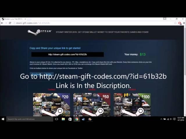 How to get free Steam Wallet Codes