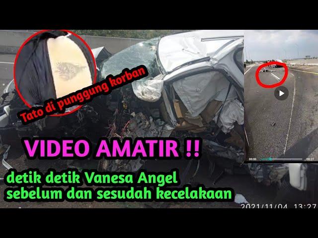 VIDEO AMATIR Detik-Detik kecelakaan Artis Vanesa Angel