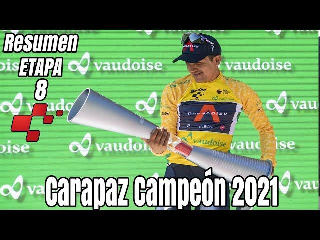 Carapaz Campeón tour de suiza 2021 | Resumen Etapa 8 Tour de Suiza 2021 ¿Líder Tour de France?