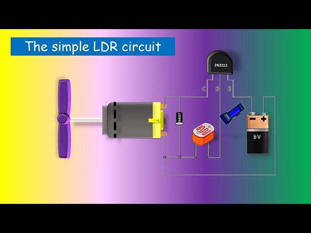 LDR Sensor training,simple electronic circuits for LDR,principle of LDR,Light dependent resistor